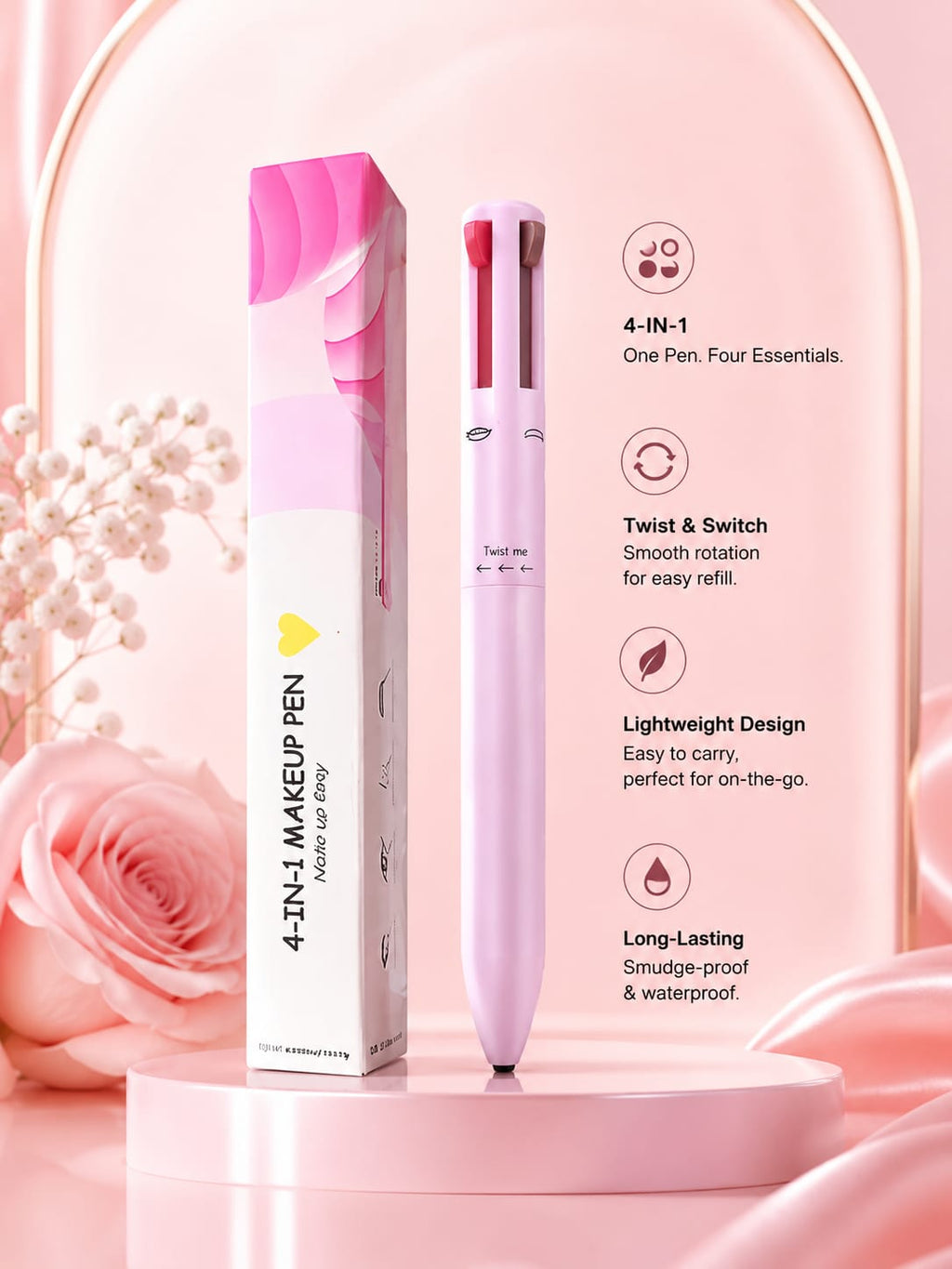 Touch Up 4-in-1 Makeup Pen (Multicolor)
