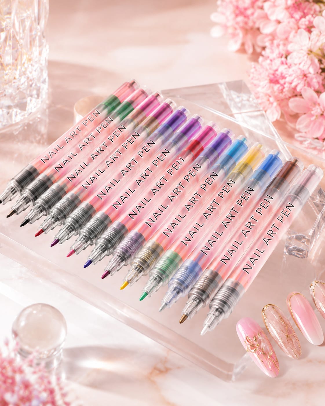 Nail Decore Pens Set of 12 Colors